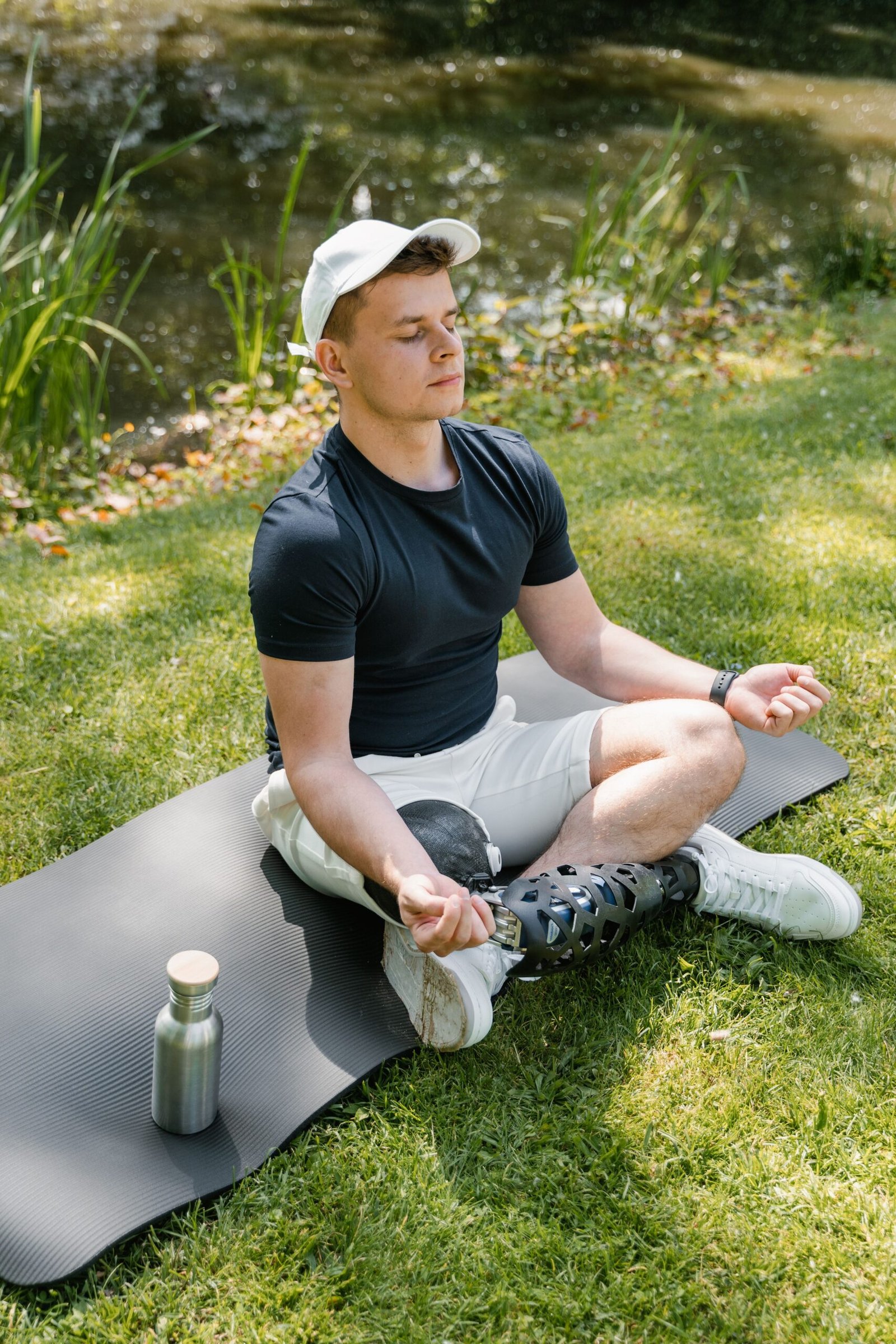 Adults spending time together outdoors
